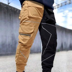 Streetstyle Men's Two-Tone Cargo Pants